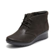 大码福利！clarks 云步 坡跟厚底短靴 299元包邮