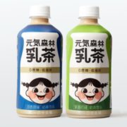 PLUS会员！ 元気森林 0蔗糖低脂低卡乳茶 茉香奶绿 450ml*6瓶