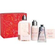 5日10点、黑卡会员！ L'OCCITANE 欧舒丹 甜蜜樱花套装（樱花沐浴啫喱250ml+润肤露75ml+护手霜75ml+香皂50g） 250元包邮包税