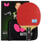 Butterfly 蝴蝶 1 孔令辉乒乓球拍 碳素底板双面反胶乒乓板