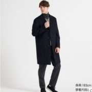 舒适保暖！ UNIQLO 优衣库 419982 男士羊毛混纺长大衣