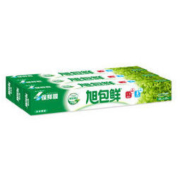 旭包鲜 日本原装进口一次性保鲜膜大卷耐高温带切割器30cm×20m*3连包 PVDC材质 可微波炉加热 *4件