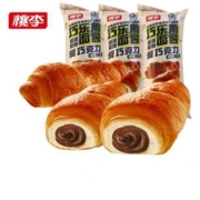 桃李面包 巧乐角面包 巧克力酱夹心口味零食糕点心 面包手撕面包 休闲零食小吃下午茶糕点代餐 75g*10袋
