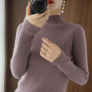 昱菡绒 加厚款羊绒羊毛衫女韩版潮