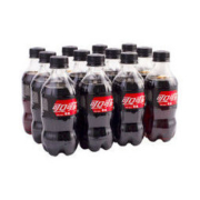 零度可乐汽水300ml*12 整箱装 可口可乐出品