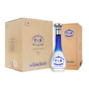 洋河(YangHe) 蓝色经典 梦之蓝M1 45度 500ml*4 整箱装 浓香型白酒 口感绵柔