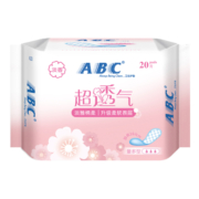 ABC 棉柔清香卫生护垫 20片