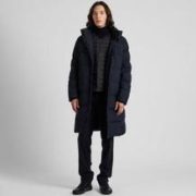 历史低价！ UNIQLO 420313 男士无缝羽绒长大衣