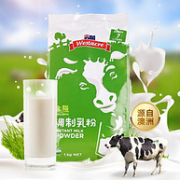 新低！澳洲进口：奥乐齐 WESTACRE 全脂 脱脂奶粉 1kg