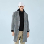 Semir 森马 19A019101306 男士含羊毛大衣