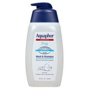 白菜价！亚马逊销冠，超温和抗敏感：750ml Aquaphor优色林 宝宝天然温和二合一洗发沐浴露