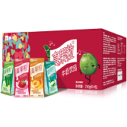 PLUS会员：蒙牛 真果粒牛奶饮品（草莓+芦荟+椰果+桃果粒）250g*24盒