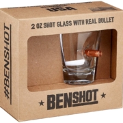 带真正的0.308子弹，美国制造：BenShot 创意子弹酒杯 59ml