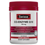 亚马逊销冠！心脏守护神：Swisse Q10辅酶软胶囊 150mgx180粒
