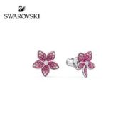 SWAROVSKI 5519254 TROPICAL粉色绽放耳钉