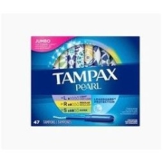 Tampax 丹碧丝 珍珠塑胶内置式长导管卫生棉条 混合47支