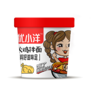 优小洋 火鸡香辣拌面 整箱95gx6桶装
