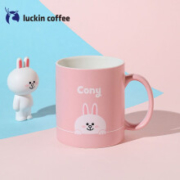 Luckin Coffee 瑞幸咖啡 Line Friends联名款 经典款陶瓷马克杯 400ml