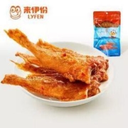 京东PLUS会员：LYFEN来伊份 香辣味小黄鱼干 125g*1包*12件