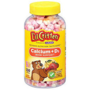 L‘il Critters 丽贵 钙+维生素D3 小熊软糖 150粒