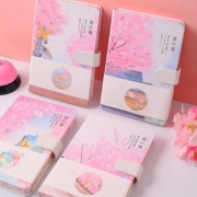 咔巴熊 网红樱花日系手账本 猫的守望