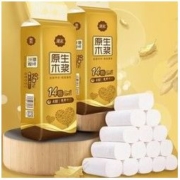 漫花 原生木浆卷纸 4层*14卷 约728g