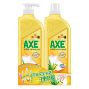 16点开始：AXE 斧头 柠檬芦荟护肤洗洁精 1.18kg*2瓶 *2件
