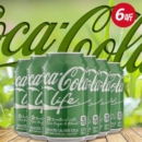 COCA-COLA 可口可乐 乐活汽水 355ml绿可乐（美国进口）*6罐