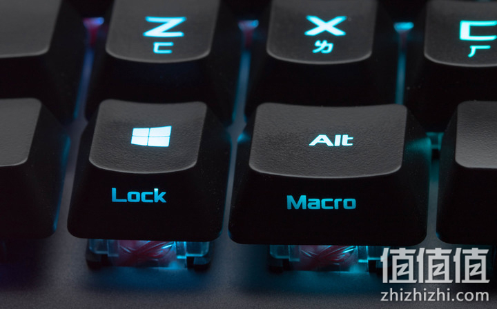 ROG STRIX SCOPE RX游戏机械键盘部分按键为ABS