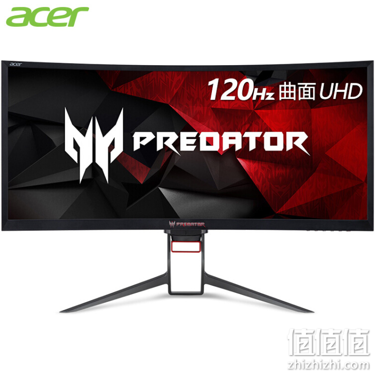 Acer 宏碁 掠夺者Z35P 35英寸1800R曲率电竞G-Sync技术120Hz 21:9 UHD 100%sRGB 曲面电竞显示器