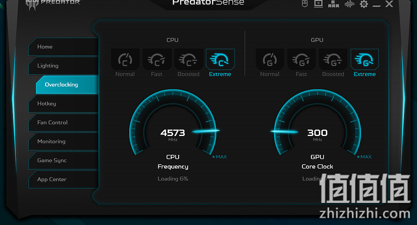 Acer 宏碁 掠夺者战斧700 游戏本PredatorSense软件设置超频