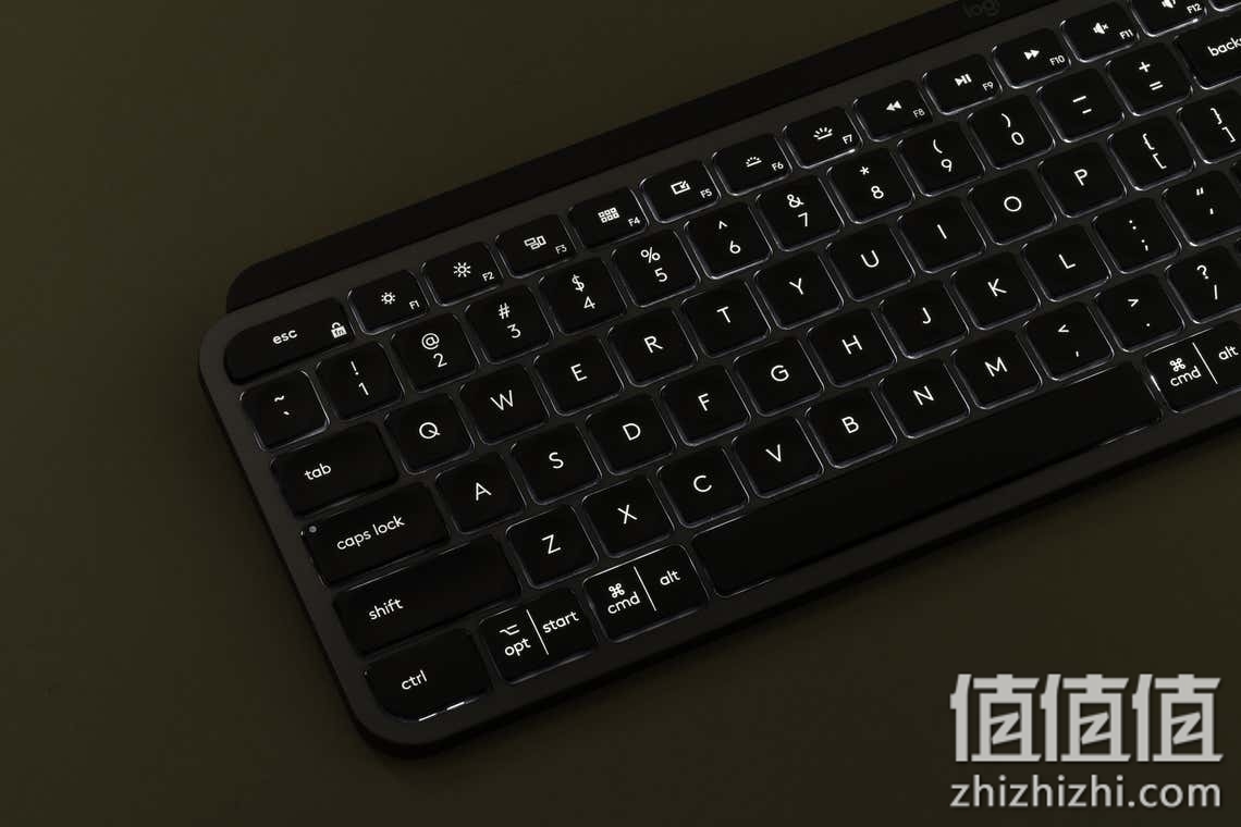 Logitech MX 蓝牙键盘有背光灯效