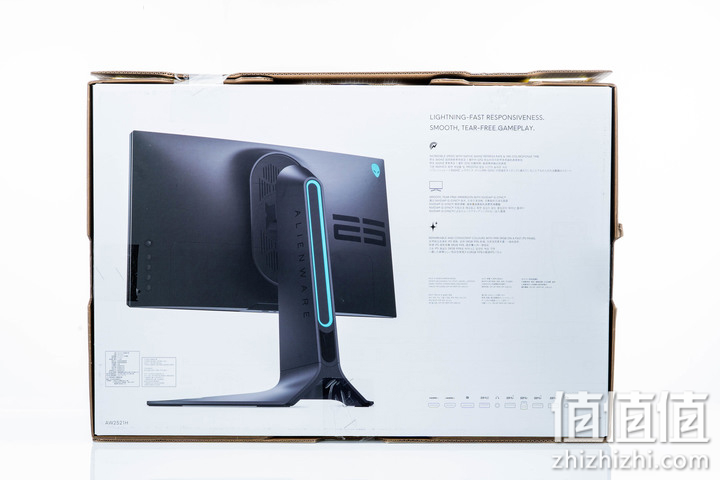 Alienware AW2521H外箱背面
