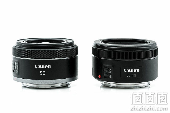 RF 50mm f/1.8 STM 与 EF 50mm f/1.8 STM对比