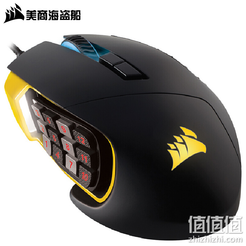 USCorsair 海盗船 执法者Scimitar RGB PRO 游戏竞技鼠标