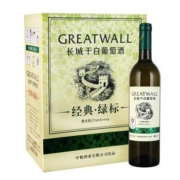 长城（GreatWall）干红葡萄酒绿标750ml*6支