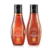 滋源 茶籽控油去屑套装（洗60ml+护60ml） *4件