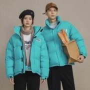 2件！GXG 爱心系列 10B11102808 立领羽绒服
