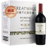 10日0点、双12预告：长城 特选5年橡木桶解百纳干红葡萄酒 750ml*6瓶*2件