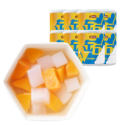 苏宁补贴购：林家铺子 黄桃椰果水果罐头 200g*8罐