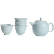 20日0点：象运福  青瓷茶具套装 一壶四杯