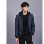 26日0点：HLA 海澜之家 HWRAJ4E034A 连帽棒球领羽绒服