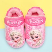 厚实保暖！Disney 迪士尼 冰雪奇缘儿童棉拖鞋