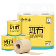 plus会员：斑布 BABO 本色有芯卫生纸  3层140g*4卷*6件