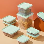 阿里官方自营 淘宝心选 食品级PP塑料材质保鲜盒 10件套