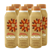 PLUS会员：维他奶 vitasoy 澳洲咖啡风味巴旦木仁植物奶蛋白饮料 330ml*6瓶*3件