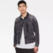 L码！G-Star Raw Scutar 男士修身牛仔夹克D14499 到手￥603.9