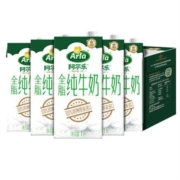 Arla阿尔乐 3.4g蛋白质 全脂纯牛奶1L*6瓶 *3件