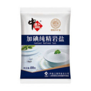 中盐 加碘纯精岩盐 400g *50件
