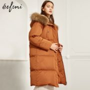 Eifini 伊芙丽 女士连帽毛领羽绒服